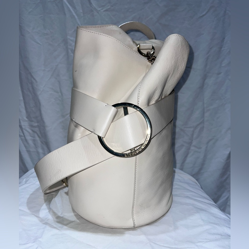 Liebeskind Berlin Cream Convertible Backpack Purse European Chic